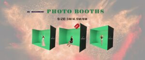 Silver Rainbow 03 Square Photo Booths